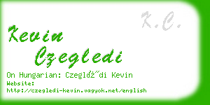 kevin czegledi business card